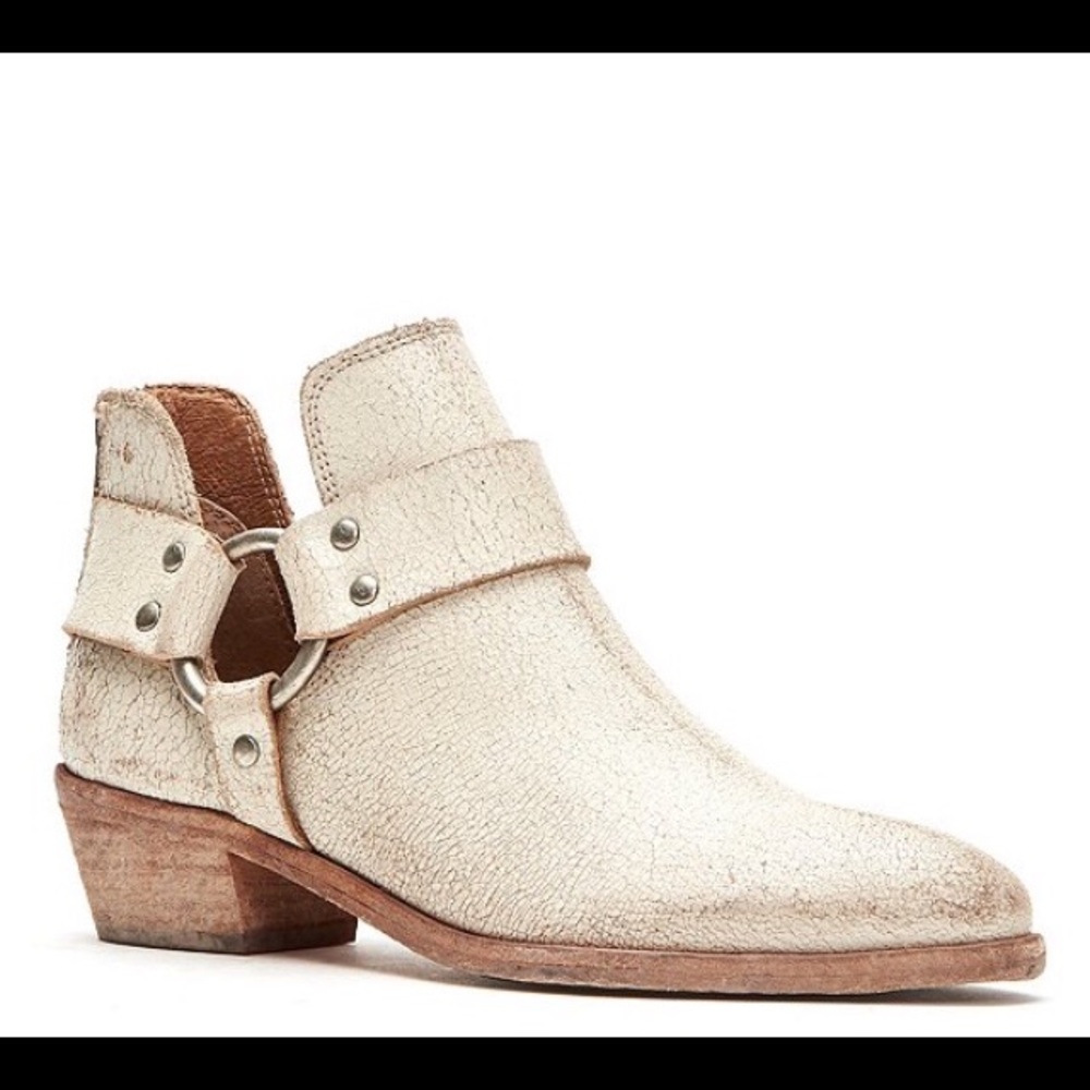 Frye Ray Harness Back Zip Ankle Boot
